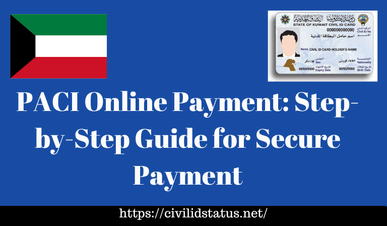PACI Online Payment: Step-by-Step Guide for Secure Payment