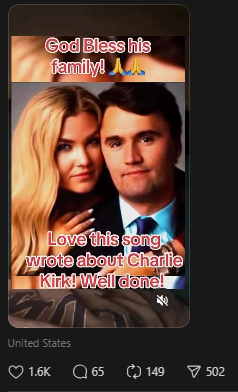 Charlie Kirk song
